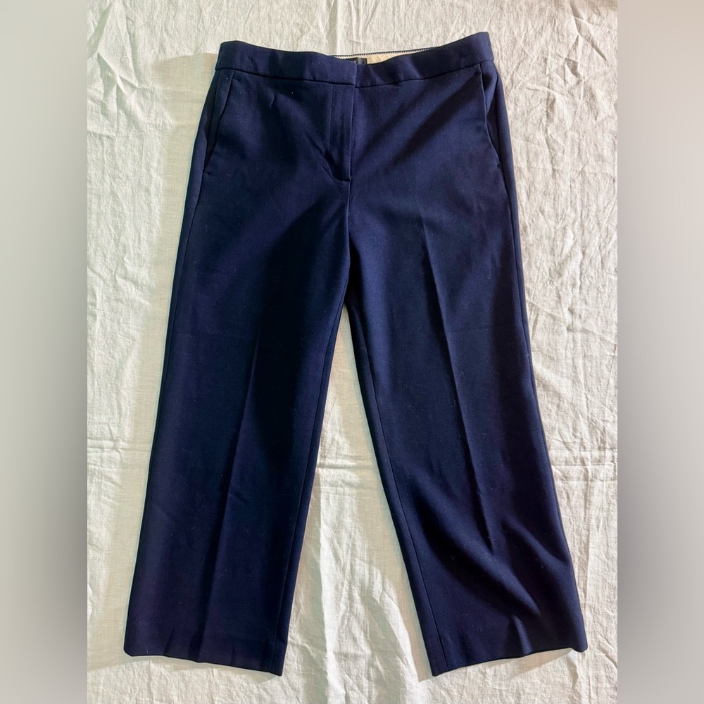 J. Crew Women’s Dark Blue Wide Leg Pants Sz 10T